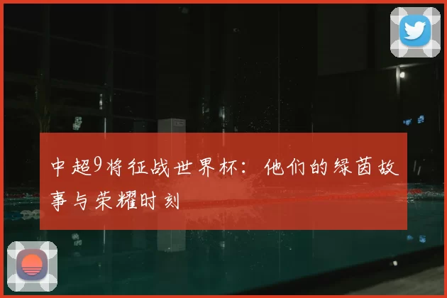 中超9将征战世界杯：他们的绿茵故事与荣耀时刻